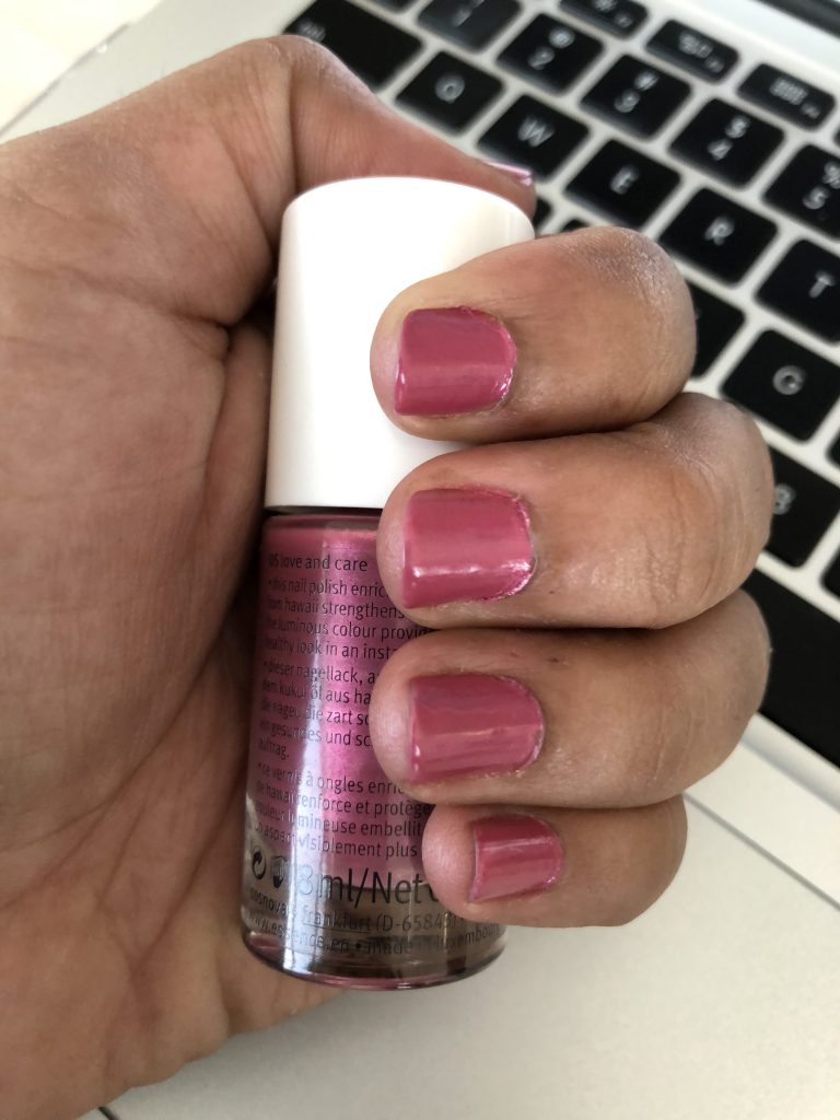 Essence glow and care nail polish