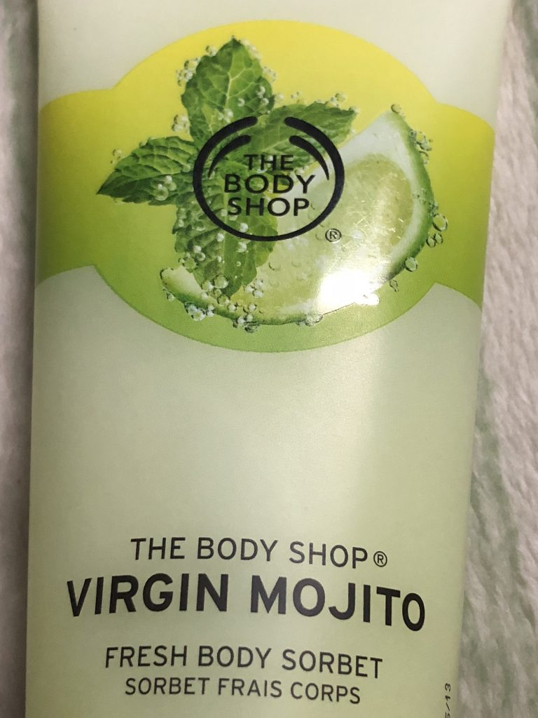 The Body Shop Virgin Mojito Body Sorbet Closer Look