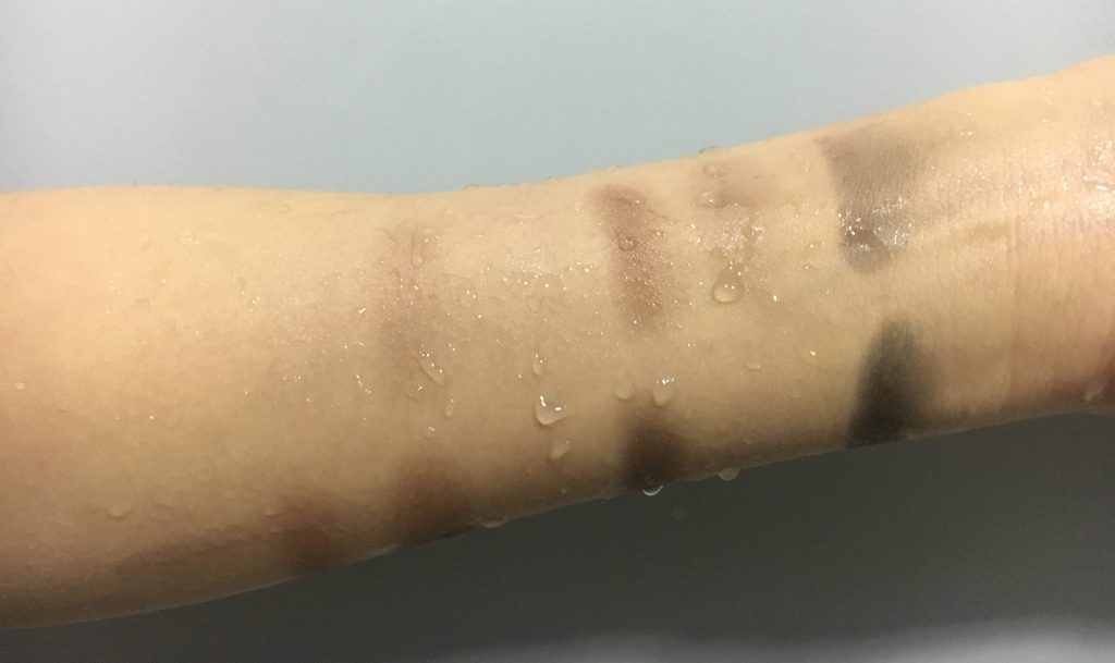 Maybelline The Nudes Palette Waterproof Swatch Test