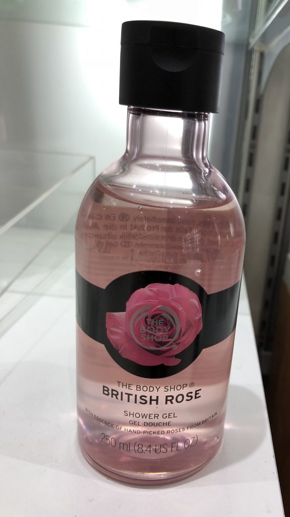 The Body Shop British Rose Shower Gel Closer Pic