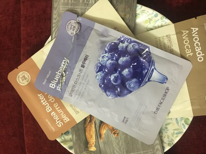 The Face Shop Blueberry Real Nature Face Mask Sheet