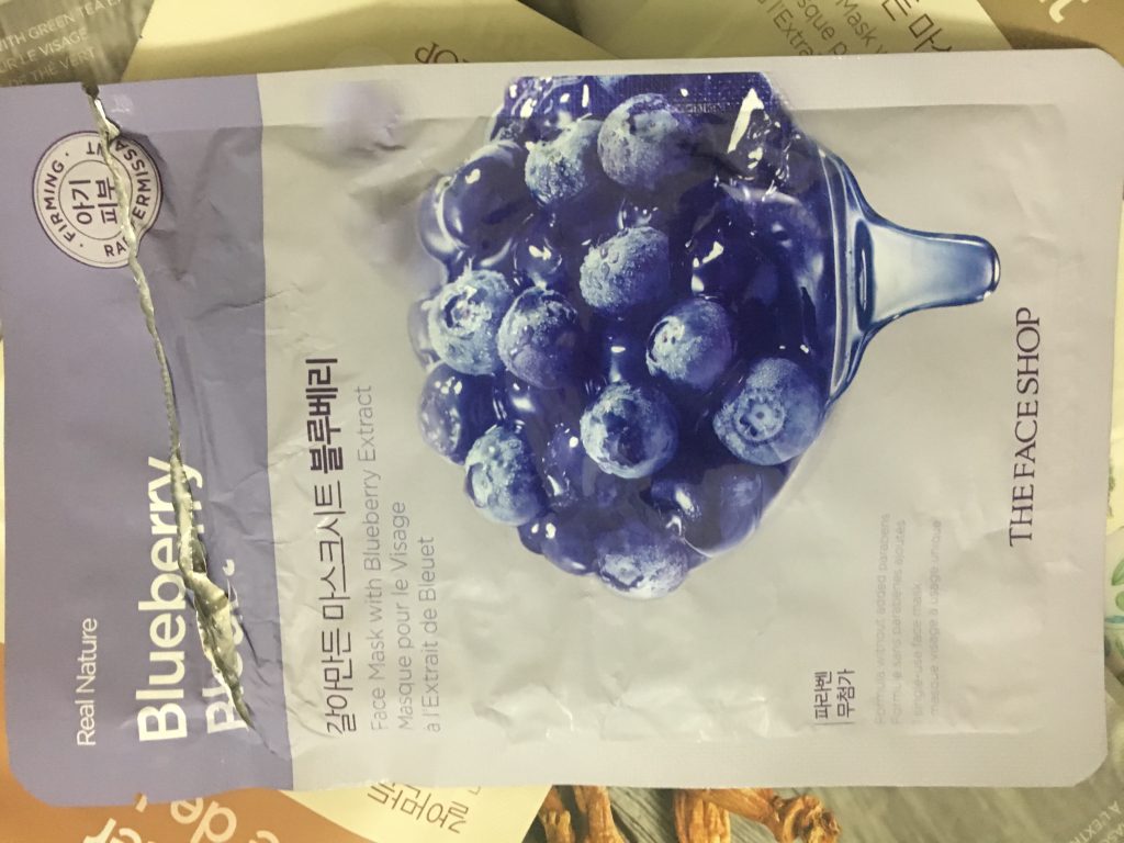 The Face Shop Blueberry Real Nature Face Mask