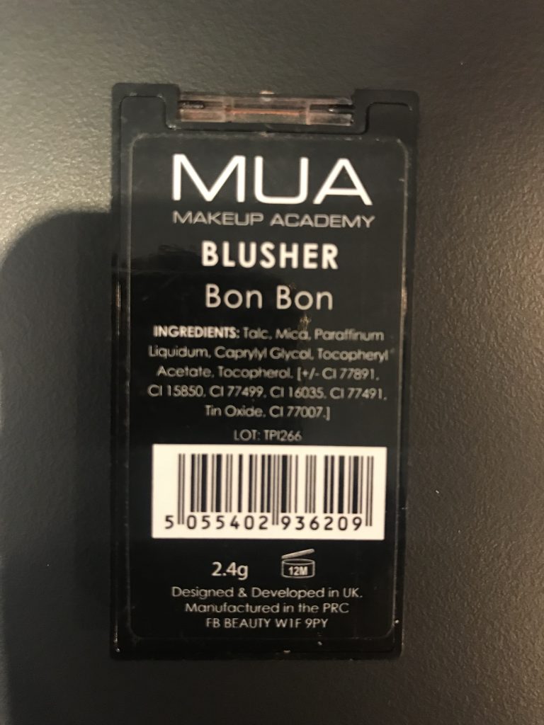 MUA Makeup Academy Blusher Bon Bon