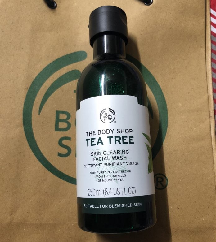 body shop tea tree face wash side effects