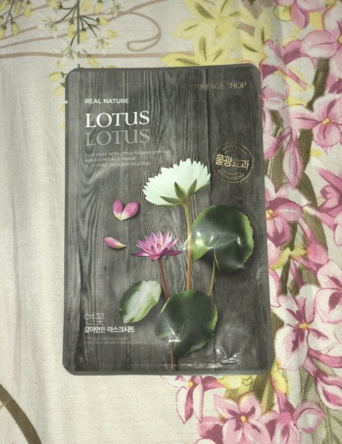 The Face shop Real Nature Lotus Face Mask