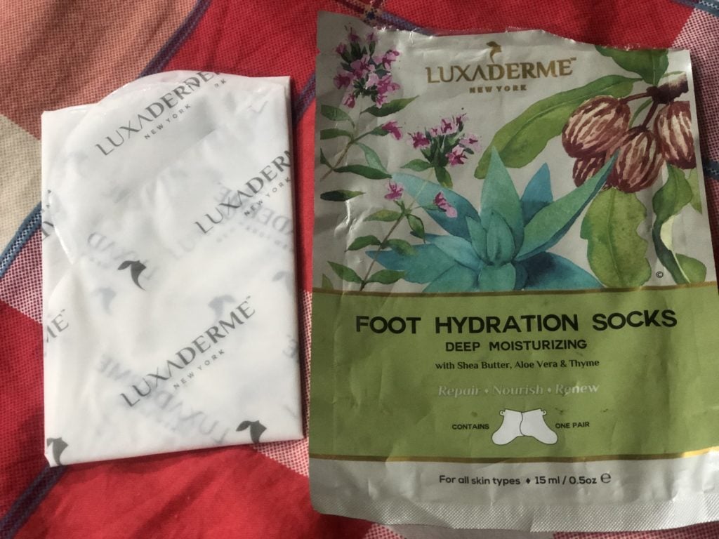 LuxaDerme Deep Moisturizing Foot Hydration Socks