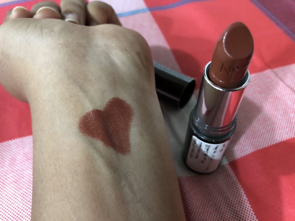 No7 Moisture Drench Lipstick - Nutmeg Spice Swatch