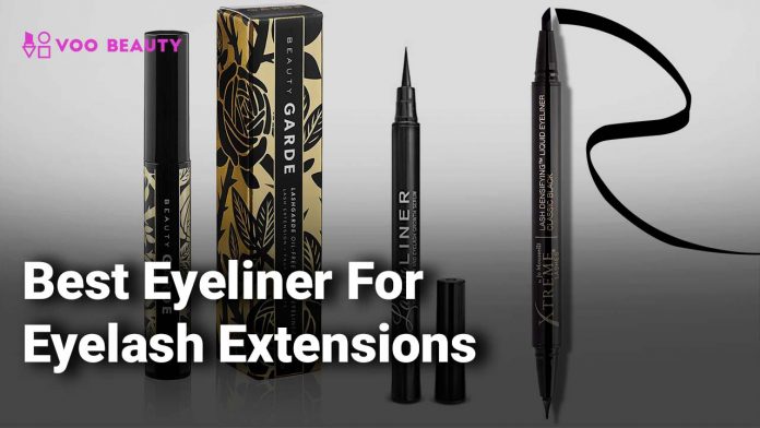 best eyeliner for eyelash extensions