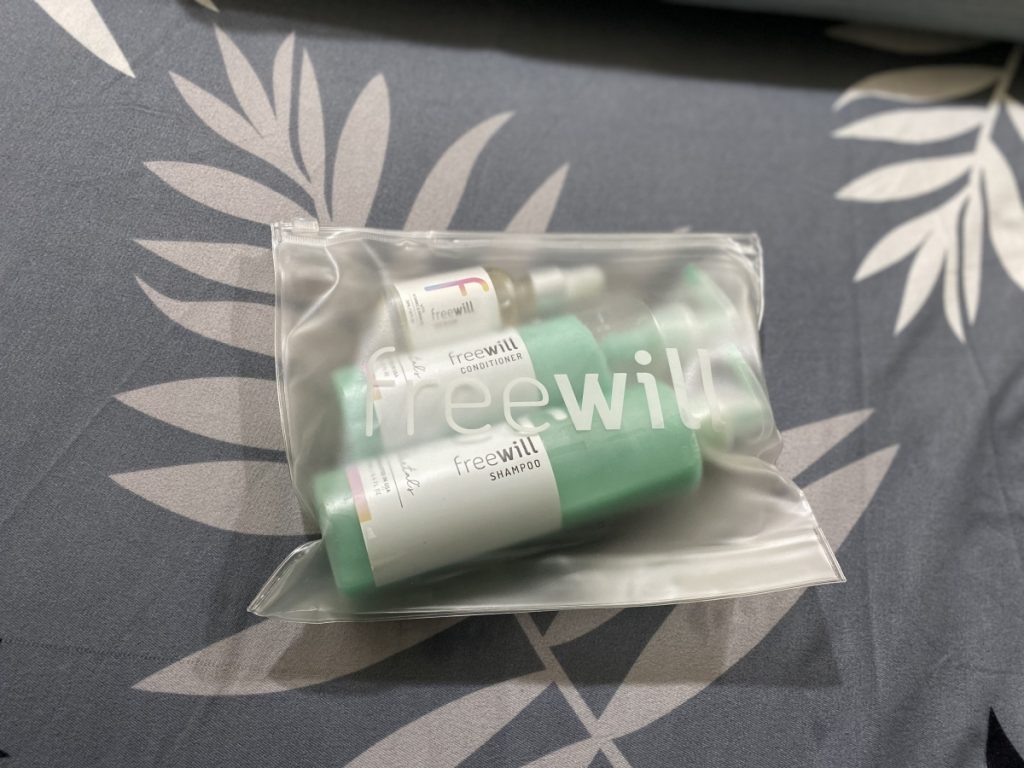 Freewill personalised hair kit